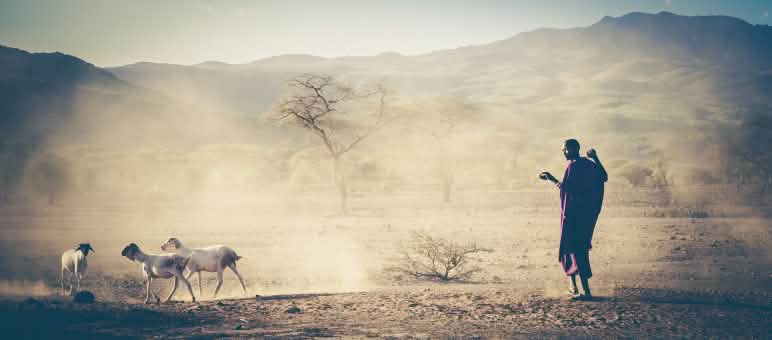 Il popolo Masai soffre da decenni per le violenze subite. Pastore del popolo Masai in Tanzania