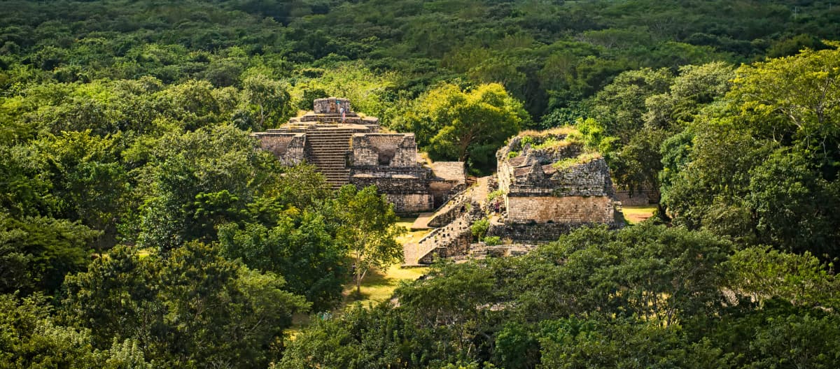 Le rovine maya di Ek Balam nello Yucatan, Messico