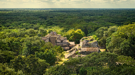 Le rovine maya di Ek Balam nello Yucatan, Messico