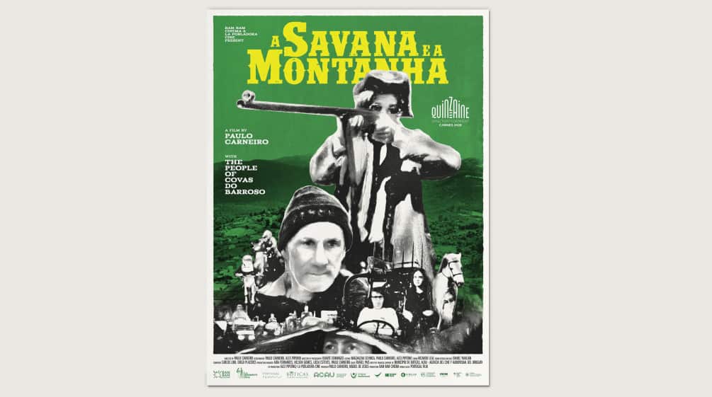 Locandina del film “A savana e a montana”.